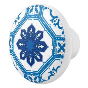 💙 Beautiful blue Azulejos I tiles Ceramic Knob