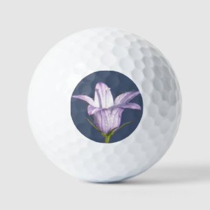 Beautiful blue bell flower golf balls
