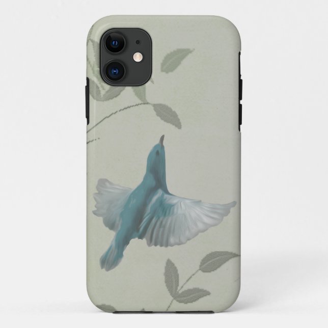 Beautiful Blue Bird Case-Mate iPhone Case (Back)
