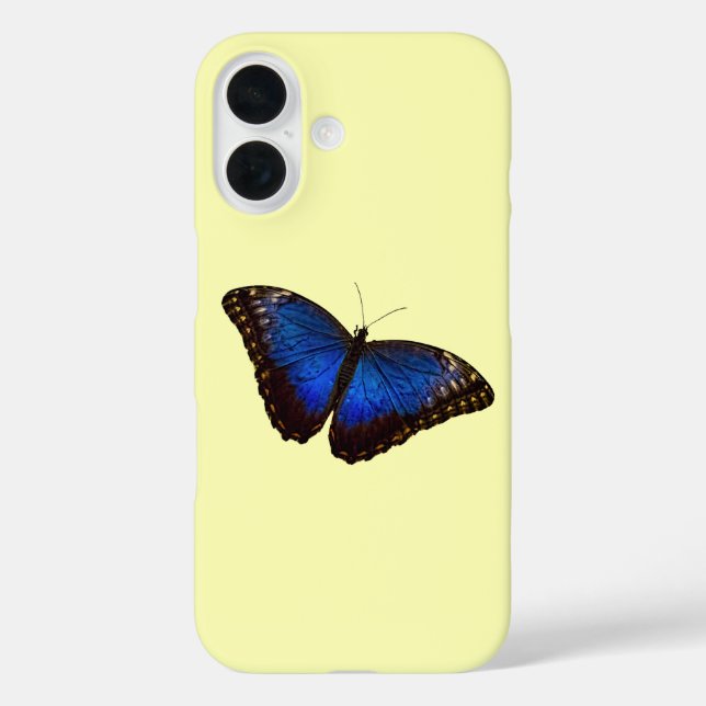 Beautiful Blue Butterfly Case-Mate iPhone Case (Back)