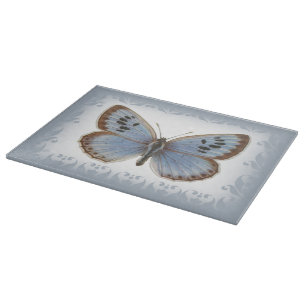 Beautiful Blue Butterfly Cutting Board