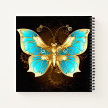 Beautiful Blue Butterfly Journal Notebook