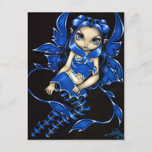 "Beautiful Blue Fairy" Postcard