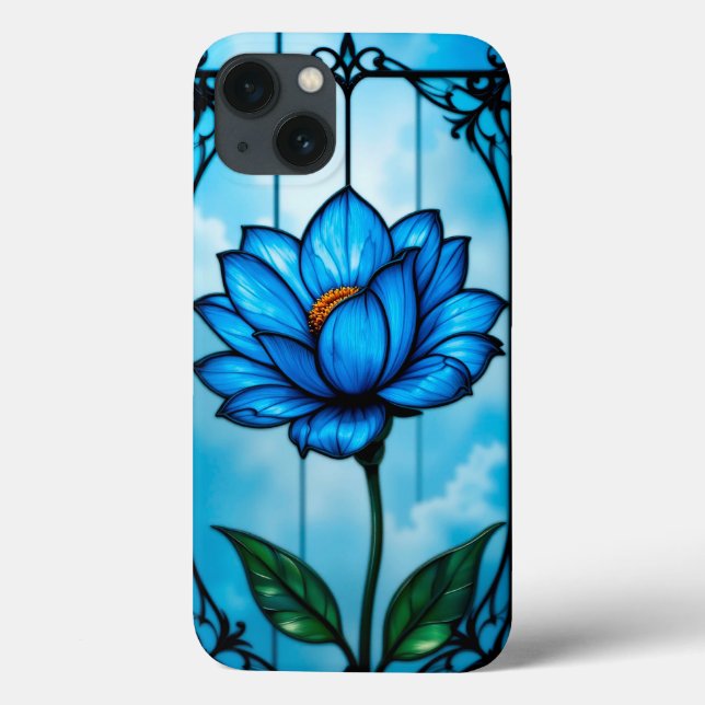 Beautiful blue flower, Case-Mate iPhone case (Back)
