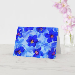 Beautiful Blue Get Well Card