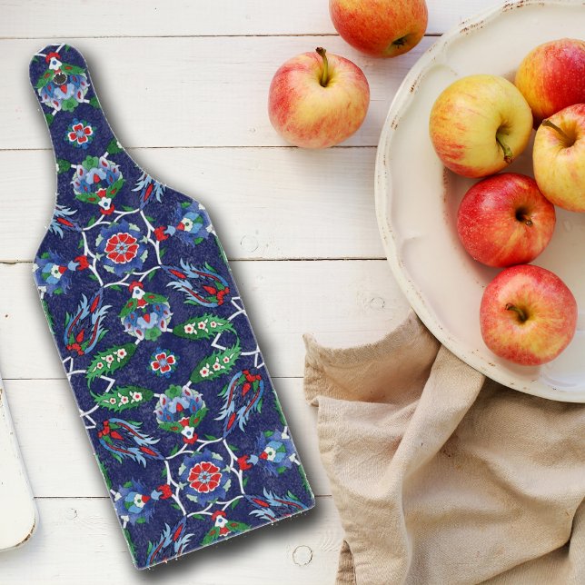 💙 Beautiful Blue Iznik Turkish tiles  Cutting Boa Cutting Board (Creator Uploaded)