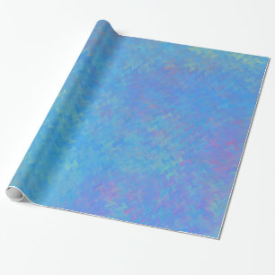 Beautiful Blue Marbled Paper Look