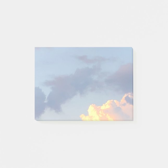 Beautiful Blue Sky Cloud Post-it Notes (Front)