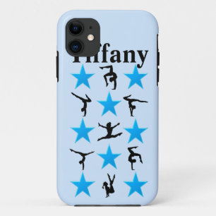 BEAUTIFUL BLUE STAR CUSTOM GYMNASTICS IPHONE CASE