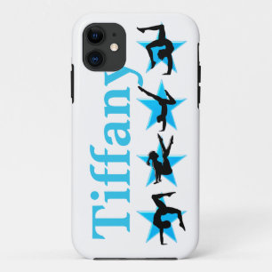 BEAUTIFUL BLUE STAR CUSTOM GYMNASTICS IPHONE CASE
