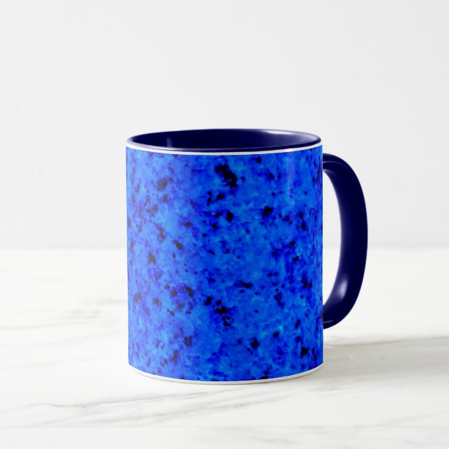 Beautiful Blue Stone Design, Mug (Front Right)