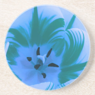 Beautiful Blue Tulip Coasters
