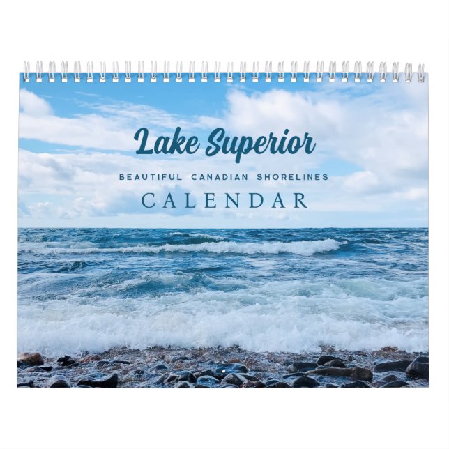 Beautiful Blue Waves Beach Photography Calendar (Cover)