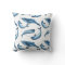 Beautiful Blue Whales and Narwhals | Throw Pillow