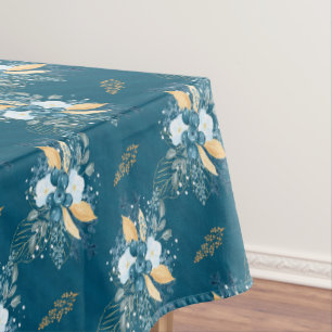 Beautiful Blue Winterberries Tablecloth