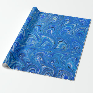 Beautiful Blue Wrapping Paper