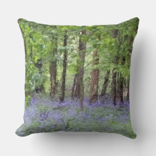 Beautiful Bluebell Wood Cushion
