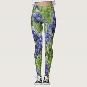 Beautiful bluebonnet leggins leggings