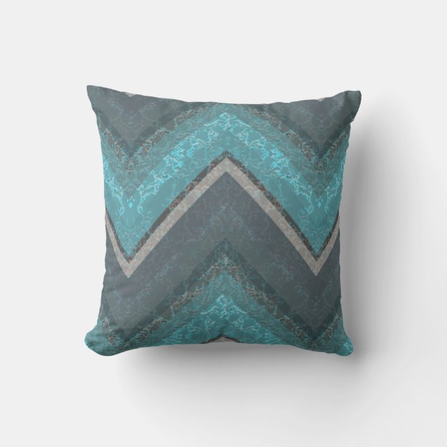 Beautiful Blues Cushion (Front)