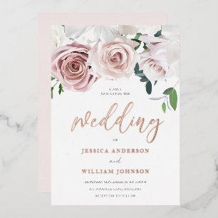 Beautiful Blush Roses Elegant Wedding Rose Gold