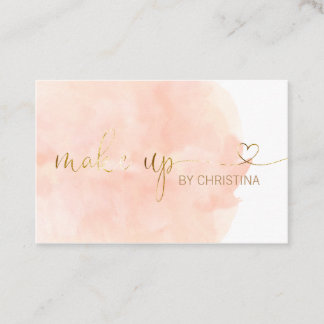 ★ Beautiful Blush Watercolor Business Card