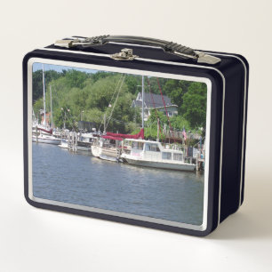 Beautiful Boats Metal Lunch Box