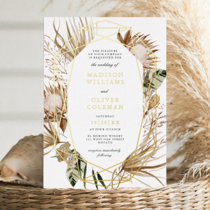 Beautiful Boho Botanical Geometric Wedding
