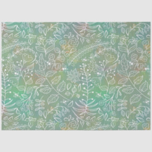 Beautiful Boho Botanicals Dreamy Sage Green Tissue Paper