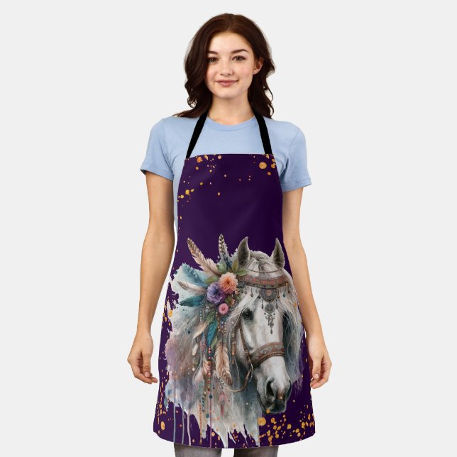 Beautiful Boho Horse Apron (Worn)