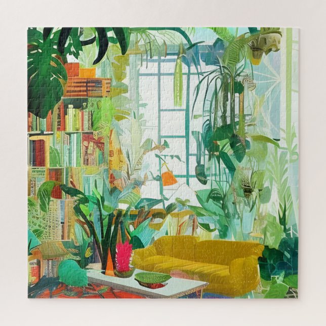 Beautiful Boho Living Room  Jigsaw Puzzle (Vertical)