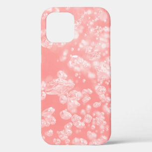 Beautiful bokeh air bubble abstract light pink pas iPhone 12 case