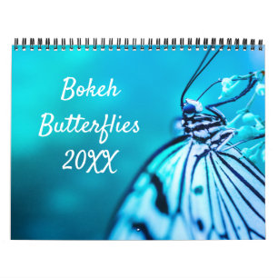Beautiful Bokeh Butterflies Custom Photo Calendar