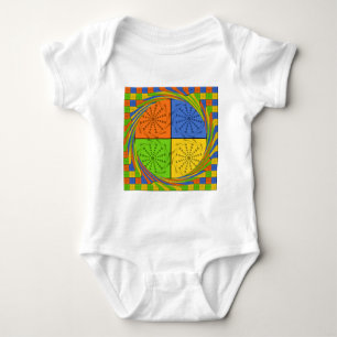 Beautiful Bold Egyptian Pattern: A Dazzling Design Baby Bodysuit