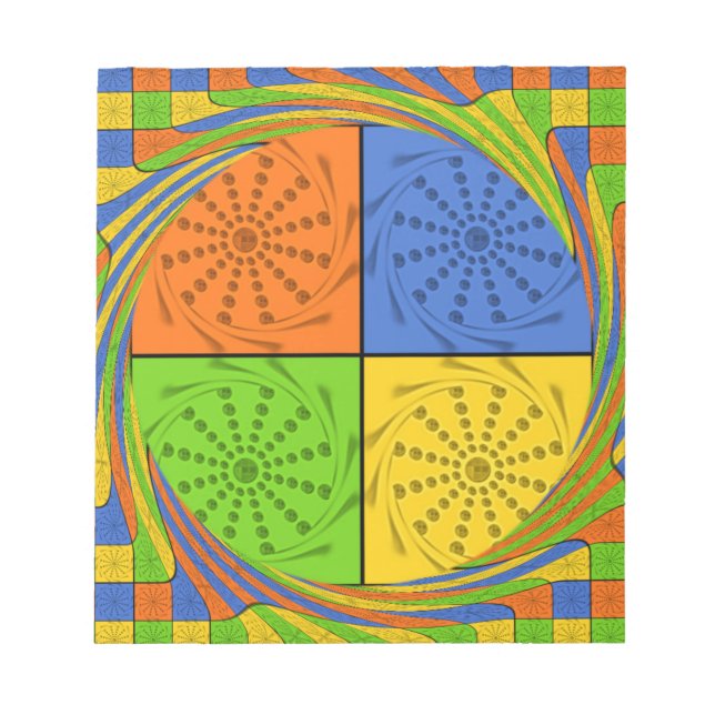 Beautiful Bold Egyptian Pattern: A Dazzling Design Notepad (Front)