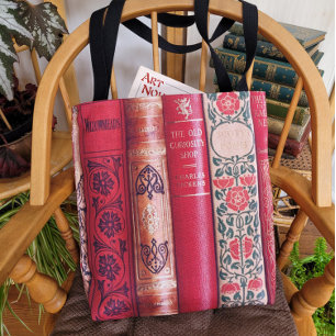 Beautiful Book Spines (Dickens) Tote Bag
