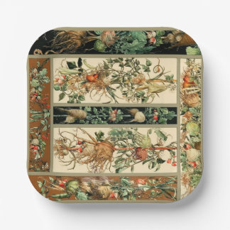 Beautiful Botanical Paper Plate