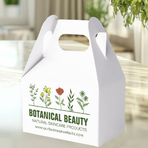 Beautiful Botanical Spa Skincare Products Custom Favour Box