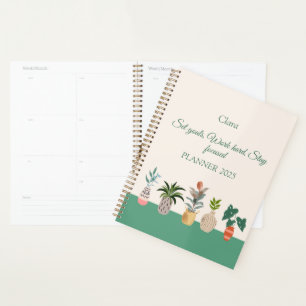 Beautiful Botanicals Personalised Planner 2025