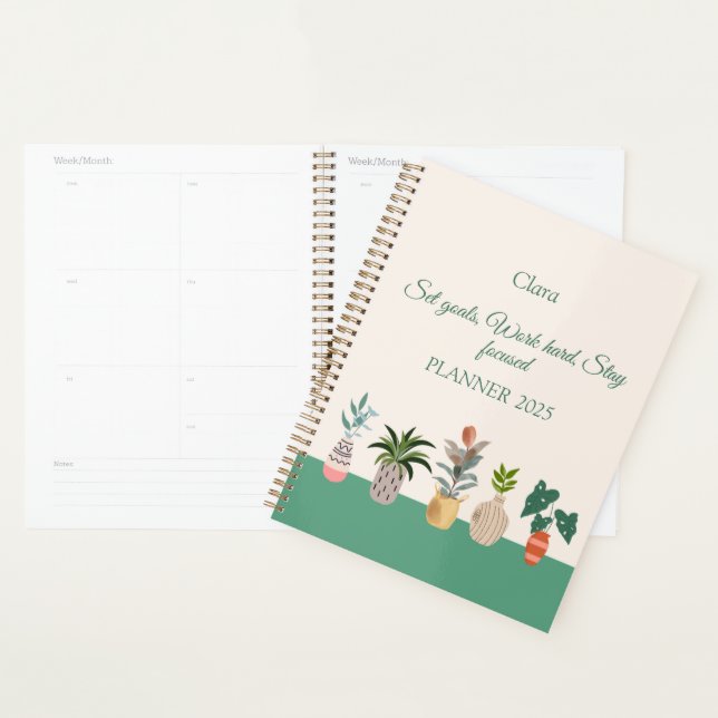 Beautiful Botanicals Personalised Planner 2025 (Display)