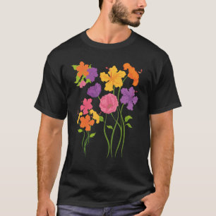 Beautiful Botany Flowers Wildflower Blossoms Botan T-Shirt