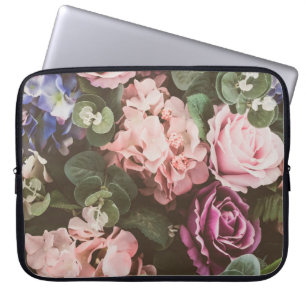 Beautiful bouquet flower for background - Vintage Laptop Sleeve