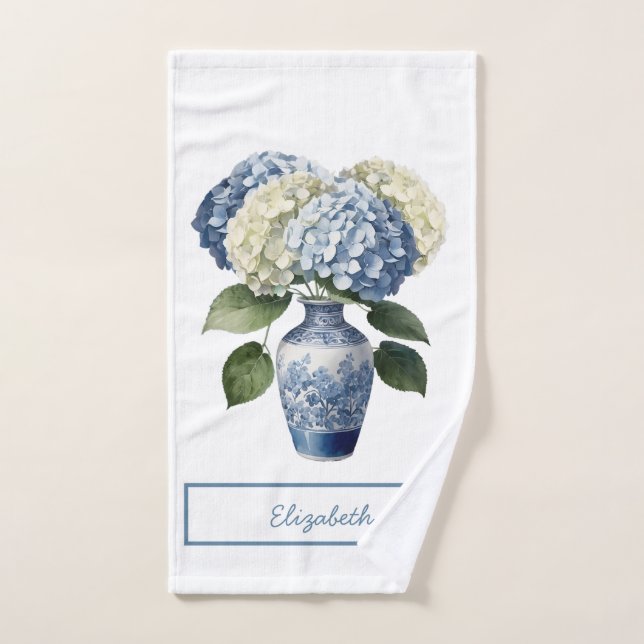 Beautiful bouquet hydrangea  hand towel (Hand Towel)