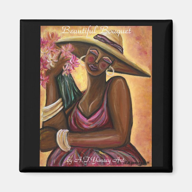 Beautiful Bouquet Magnet (Front)