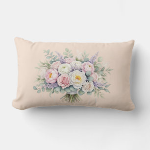 Beautiful Bouquet Throw Pillow   Floral Home Decor