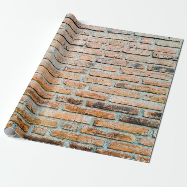 Beautiful brick wall Old classicabstract, architec Wrapping Paper (Unrolled)