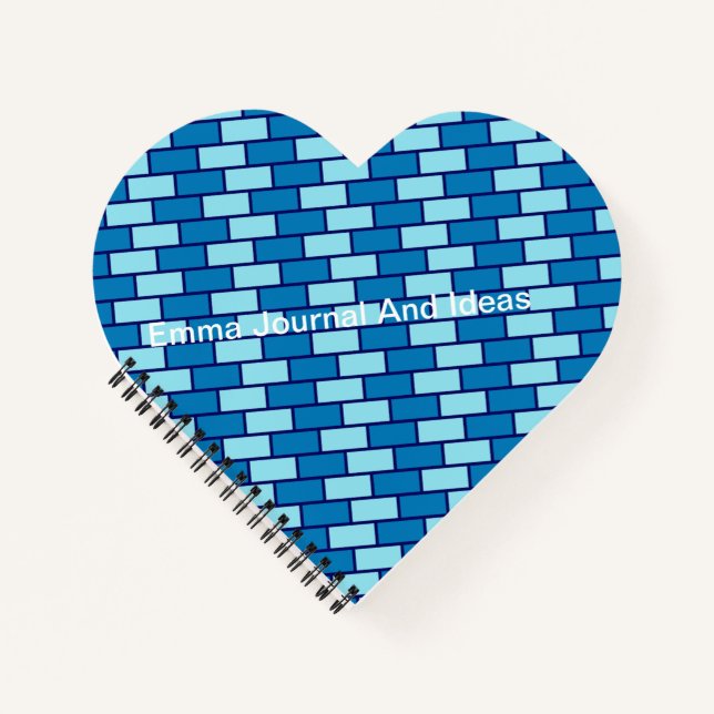 Beautiful Brick Wall Partterned  Notebook (Front)