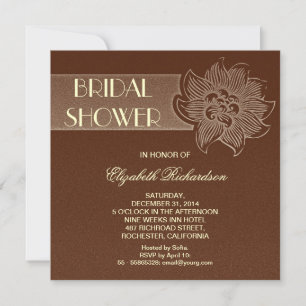 beautiful bridal shower invitation