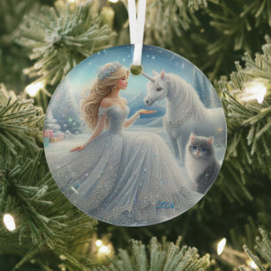 Beautiful bride fantasy ornament