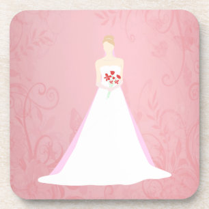 Beautiful Bride Wedding Coaster