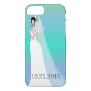 Beautiful Bride Wedding Day iPhone 8/7 Case